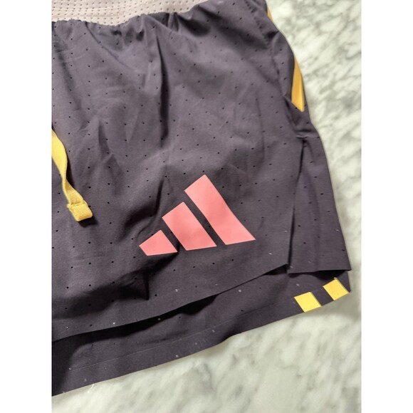 Adidas 2024 Pro Elite Team Running Shorts Aurora Black Men Large IN1123 NEW - Picture 10 of 11